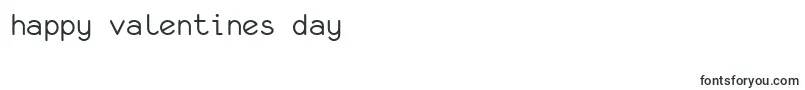 Monofur-Schriftart – Schriften zum Valentinstag